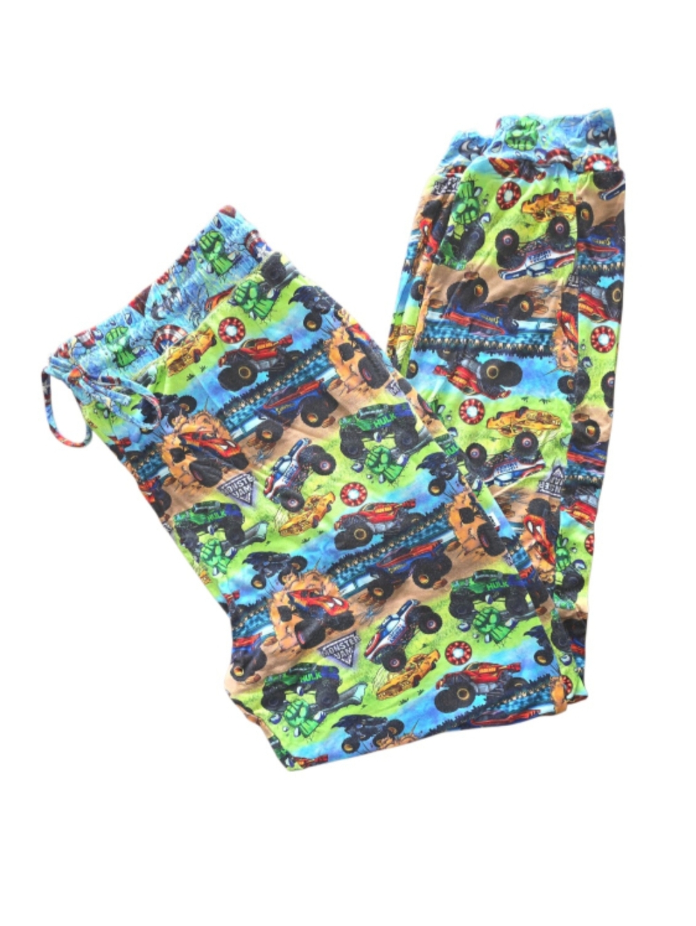Riley Grace Monster Jam Bamboo Joggers Adult Size M NWOT